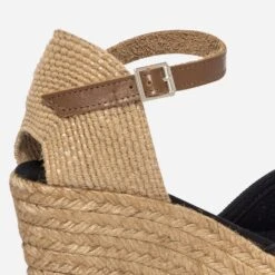 Espadrille Compensée Noire En Toile -Univers Chaussure Magasin WWWERM 10386420476 5
