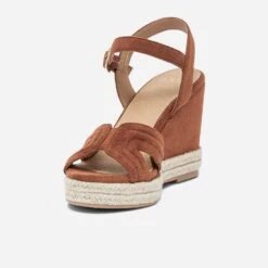 Sandale Compensée TEXTO Rouille Suédée 11 Sandale Compensée TEXTO Rouille Suédée -Univers Chaussure Magasin WWWERM 10386420595 2