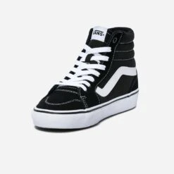 Basket VANS Noire En Toile Et Cuir Velours -Univers Chaussure Magasin WWWERM 10881390245 2