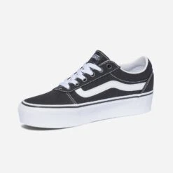 Tennis VANS Noire En Toile à Plateforme -Univers Chaussure Magasin WWWERM 10881390255 2