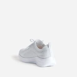 Tennis SKECHERS Gris Clair Pailletée Effet Mesh -Univers Chaussure Magasin WWWERM 10881390276 3