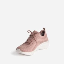 Tennis SKECHERS Vieux Rose Pailletée Cuivrée Effet Mesh -Univers Chaussure Magasin WWWERM 10881390277 2