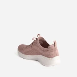 Tennis SKECHERS Vieux Rose Pailletée Cuivrée Effet Mesh -Univers Chaussure Magasin WWWERM 10881390277 3