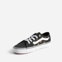 Tennis VANS Noire En Toile à Motifs Fleurs Et Fruits -Univers Chaussure Magasin WWWERM 10881390304 2