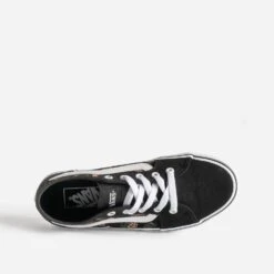 Tennis VANS Noire En Toile à Motifs Fleurs Et Fruits -Univers Chaussure Magasin WWWERM 10881390304 4